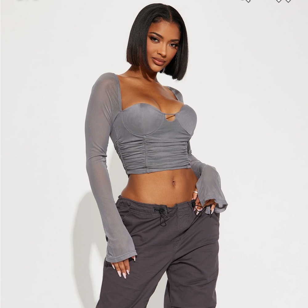 NWT Fashion Nova mesh top